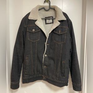 Blue Jean fleece lined jacket, size US large (Japanese 3XL)